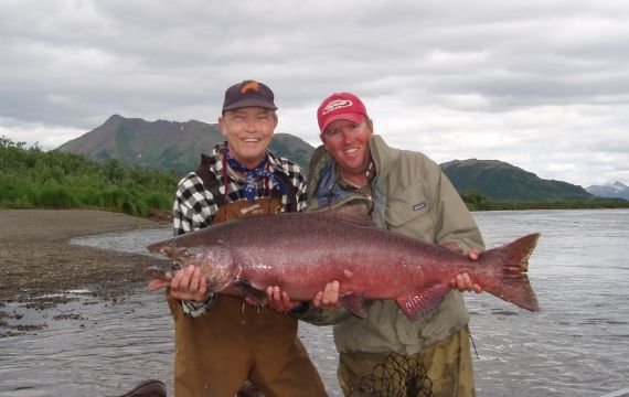 alaska salmon fishing lodge